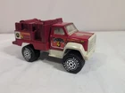 Vintage Tonka Red Fire Truck Rescue Firetruck Metal & Plastic