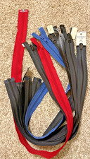 YKK Zippers Medium Weight Molded Plastic Separating 24-36" Lot of 7 New