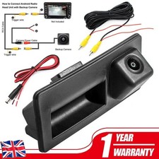 Reverse Camera For Audi A3 A4 A5 A6 A7 Q3 Q5 Q7 8V B8 8T C7 Rear Boot Handle UK