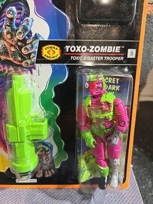 GI JOE ~ 1991 TOXO ZOMBIE ~ SEALED & EXCELLENT ~ ECO WARRIORS MOC