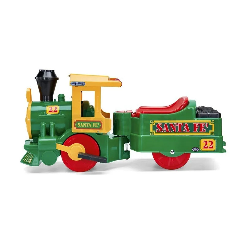 Train Santa Fe Peg-Pérego 6 Volts électrique pour occuper votre enfant en toute sécurité