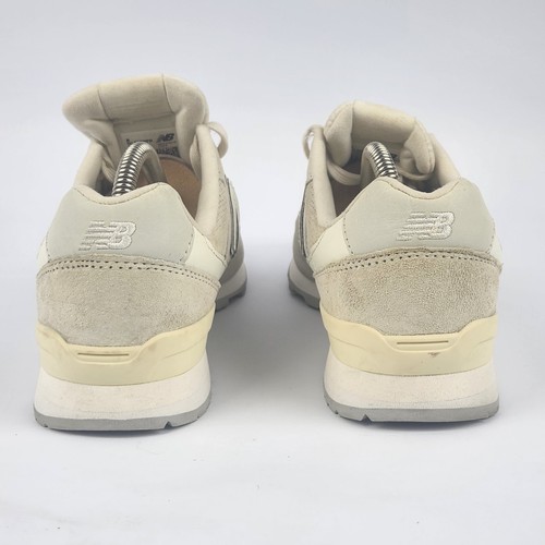 Unisex New Balance Beige Suede Lace Up M7.5 or W9 Low Top Athletic Sneakers - Picture 4 of 8