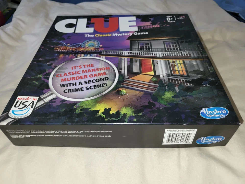 Hasbro Clue Game 2013 Edition The Classic Mystery Murder Game Used Open Box VG - Image 2 of 4