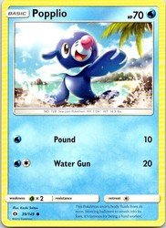 Popplio 39/149 Sun & Moon Base Set Common