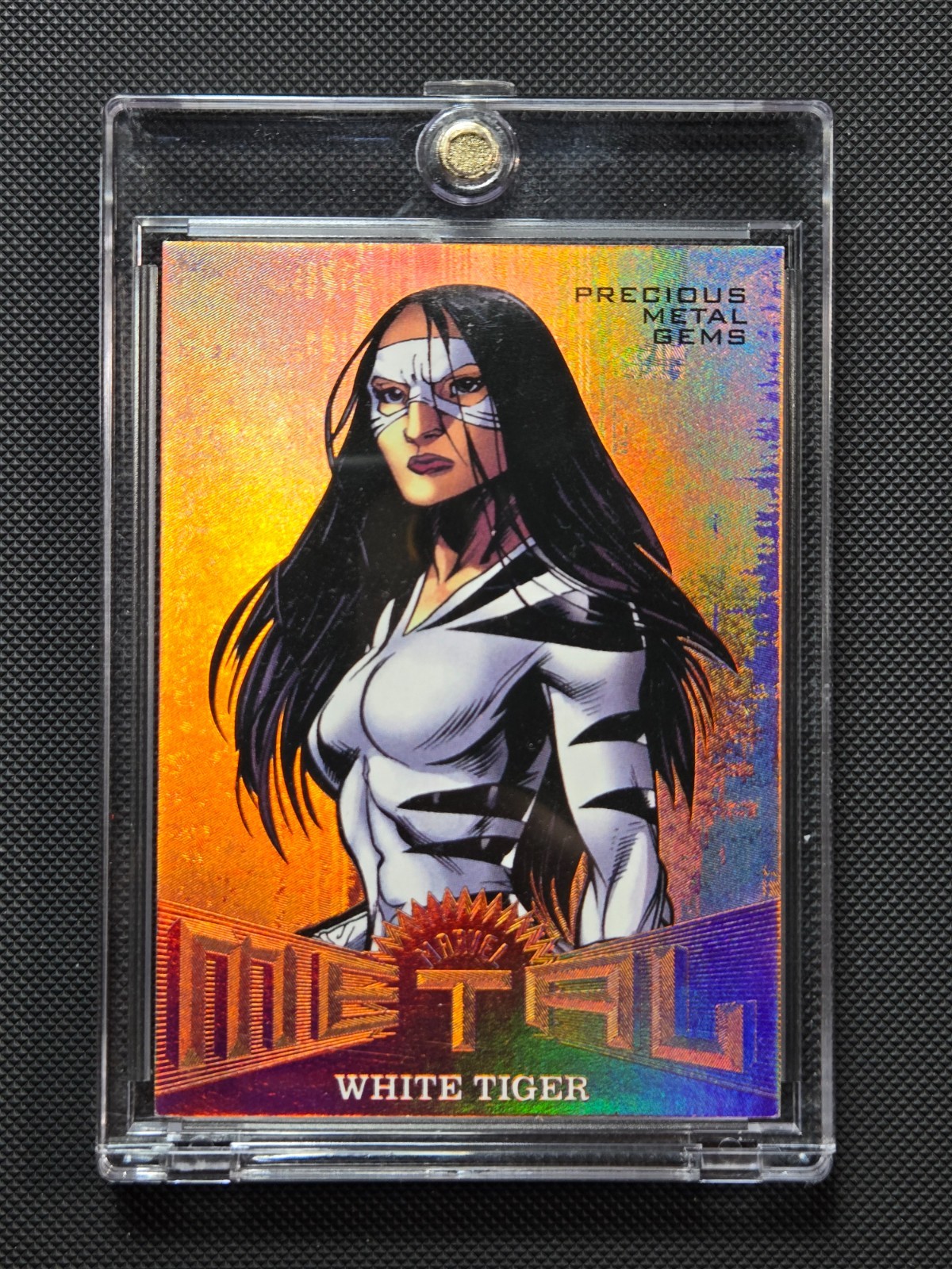 2017 Fleer Ultra Spider-Man Precious Metal Gem White Tiger Bronze PMG #MM27 /199