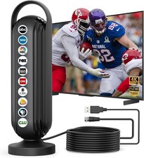 AN-2049 Antenna Indoor Outdoor 4K HD Digital Amplified AS-IS