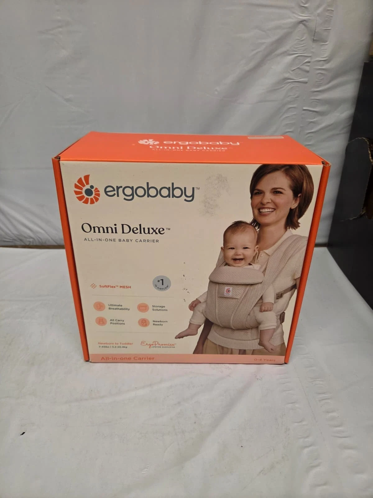 ERGOBABY OMNI DELUXE (NATURAL BEIGE -MESH)
Opens in a new window or tab