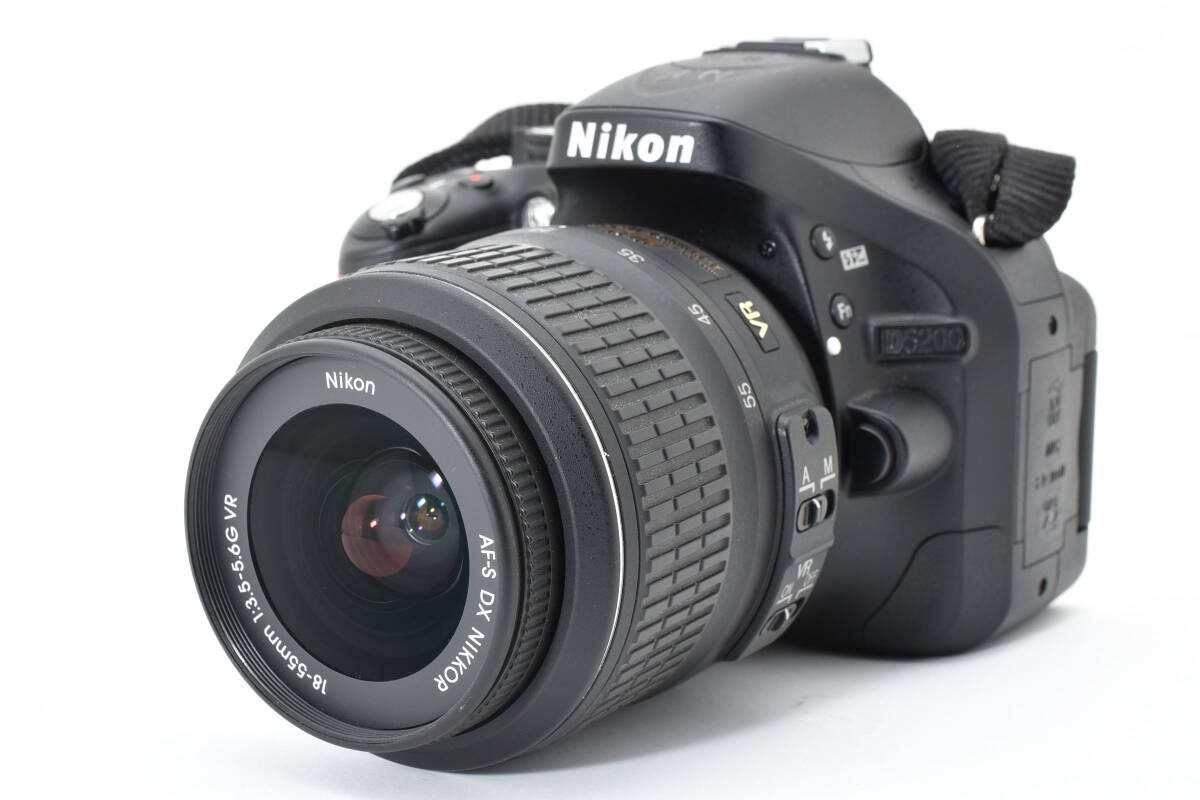 〓AF-S 18-55mm VRレンズ付〓Nikon ニコン D200 Nikon D5200 AF-S DX NIKKOR 18-55mm 1:3.5-5.6 G VR Digital SLR
