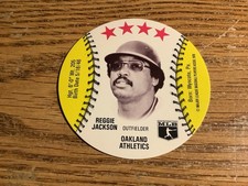 Reggie Jackson 1976 MSA Isaly's Sweet William Disc
