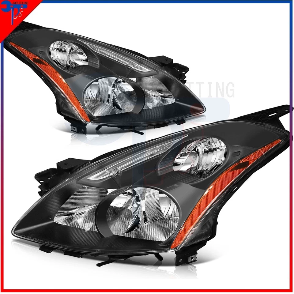 Replacement Headlights Assembly Lamp For Nissan Altima Sedan 2010-2012 Foto 2 de 4
