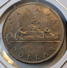 1969 Canada $1 one dollar coin