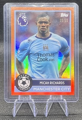 Micah Richards - 2025-26 Topps Premier League - Man City - Retro Threads - /25