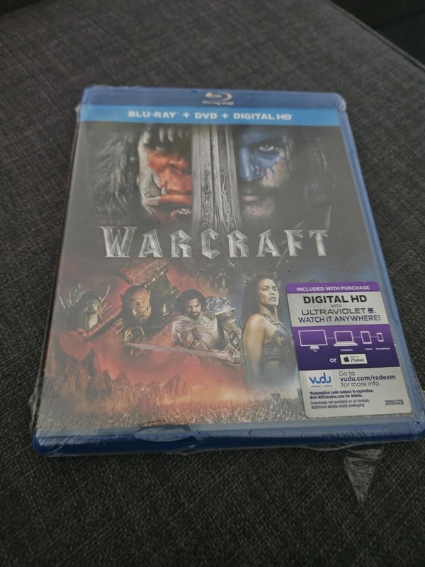 Warcraft (Blu-ray, Dvd, 2016) Brand New Sealed 