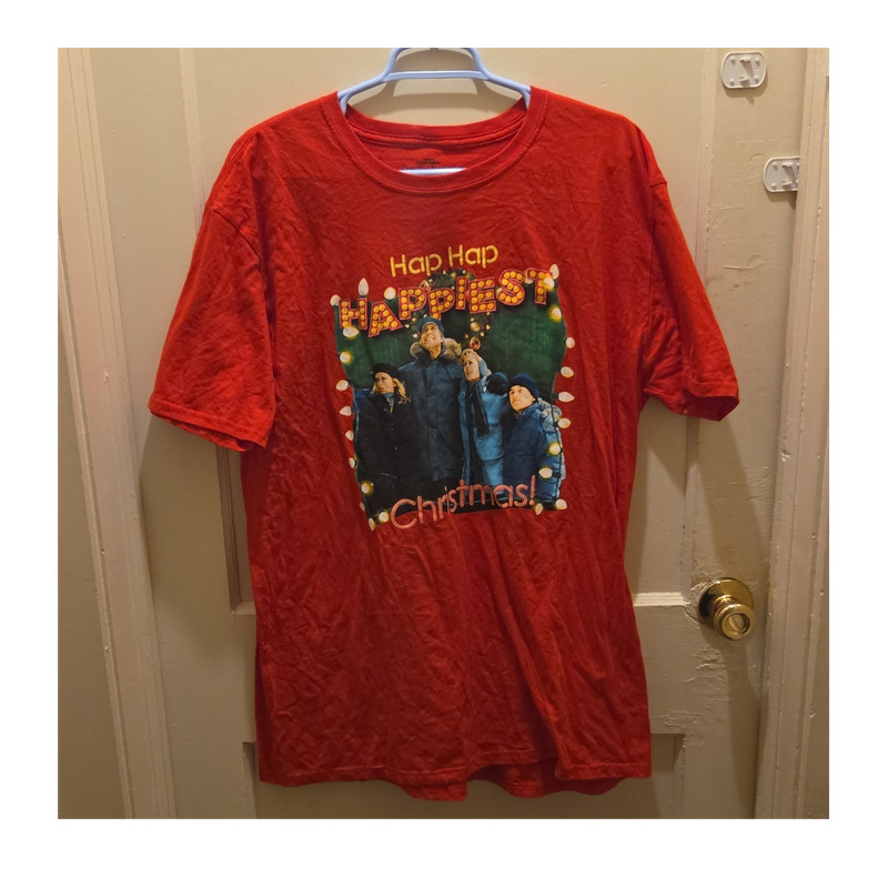 National Lampoon's Christmas Vacation Hap Hap Happiest Christmas T-Shirt Red XL