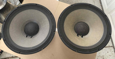 JBL 2255HPL 15インチ1ペア動作品 2x JBL 2255HPL 15