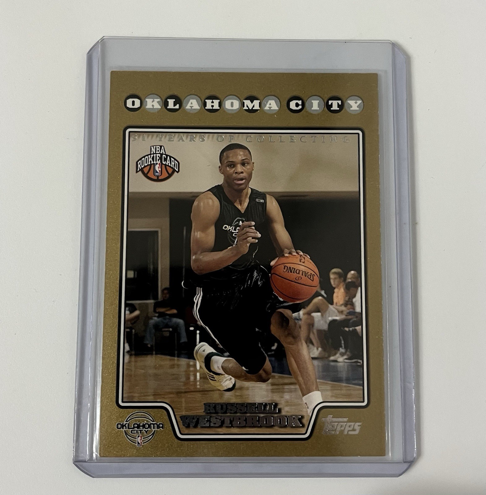 2008-09 Topps Gold Russell Westbrook Rookie RC #199 OKC Thunder /2008⁠