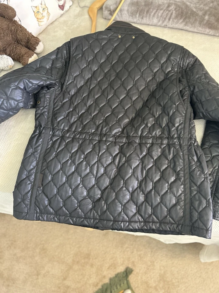 Coach 83740 Men’s Quilted Leather Wyatt Field Jacket. XL - Image 2 of 4