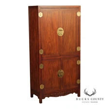 Henredon Asian Style Mahogany Armoire