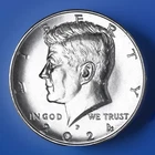 2024-P Clad Gem BU Kennedy Half Dollar Coin From OBR FAST S&H W/Tracking