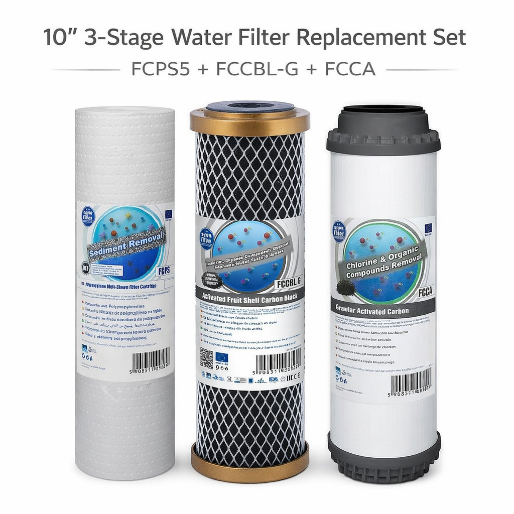 10"" KOI FISH POND WATER GARDEN REPLACEMENT RO DECHLORINATOR PURIFIER FILTER SET