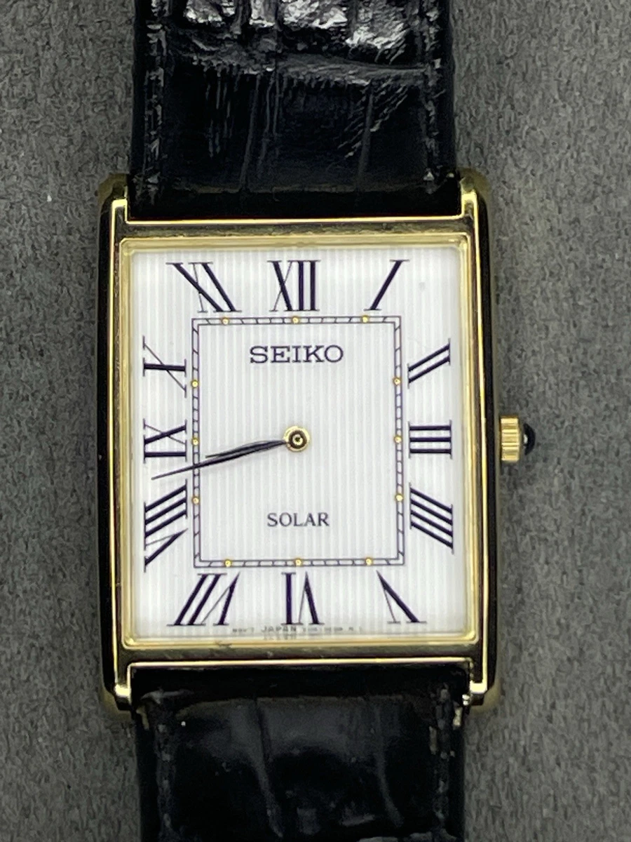 Seiko Solar Men Rectangle Wristwatches for sale | eBay