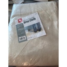HFT 9 ft x 12 ft Canvas Drop Cloth Durable Cotton Machine Washable 38109 NEW