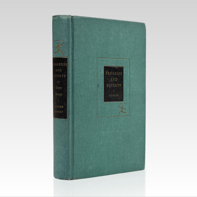 HENRY GEORGE. Modern Library Series. Progress and Poverty HC VG VINTAGE