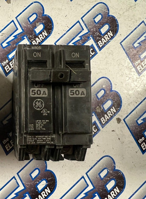 GE THQL2150 Circuit Breaker 50 Amp 240 Volt 2 Pole (NS) Plug In -WARRANTY
