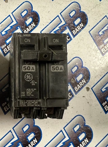 GE THQL2150 Circuit Breaker 50 Amp 240 Volt 2 Pole (NS) Plug In -WARRANTY
