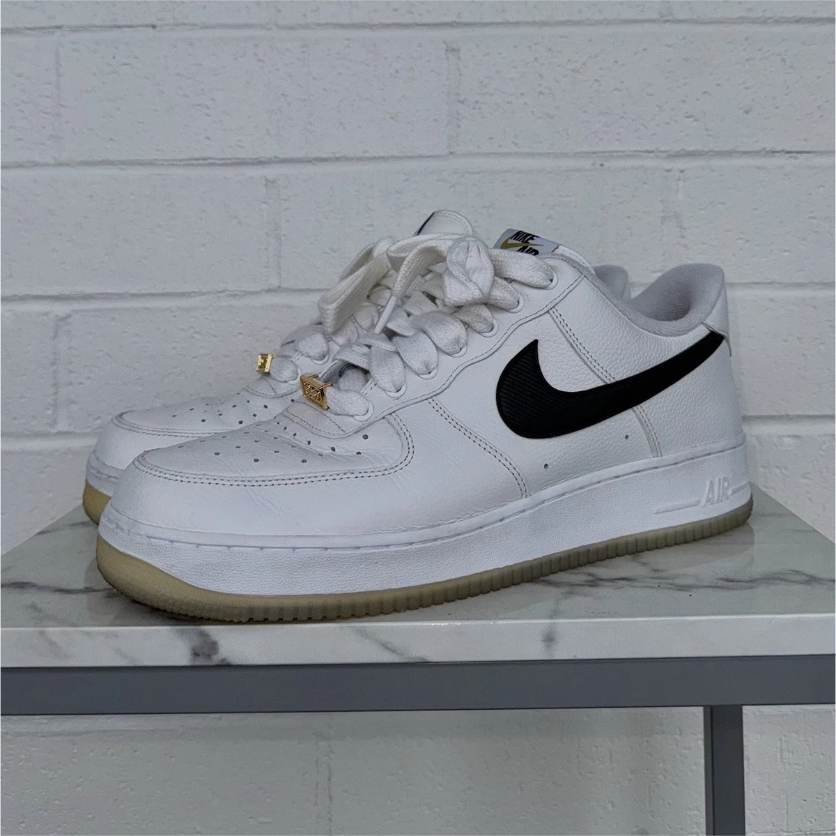 Nike Air Force 1 Low White Metallic Gold | eBay