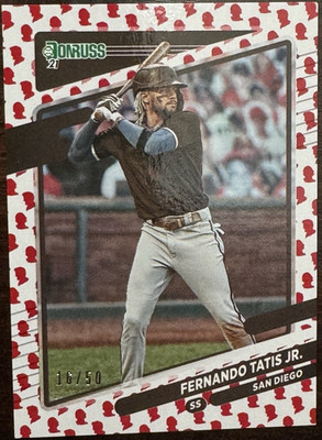 Fernando Tatis Jr 2021 Donruss Presidential Collection /50 SP Parallel Read