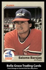 1983 Fleer Salome Barojas #230 Chicago White Sox Rookie MLB Baseball