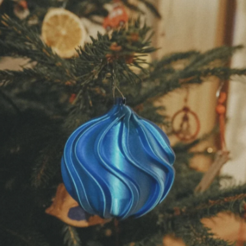 2pcs Christmas Plastic Tree Ornaments Hanging Festive Holiday Decor