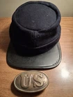 Civil War Era Belt Buckle And Hat