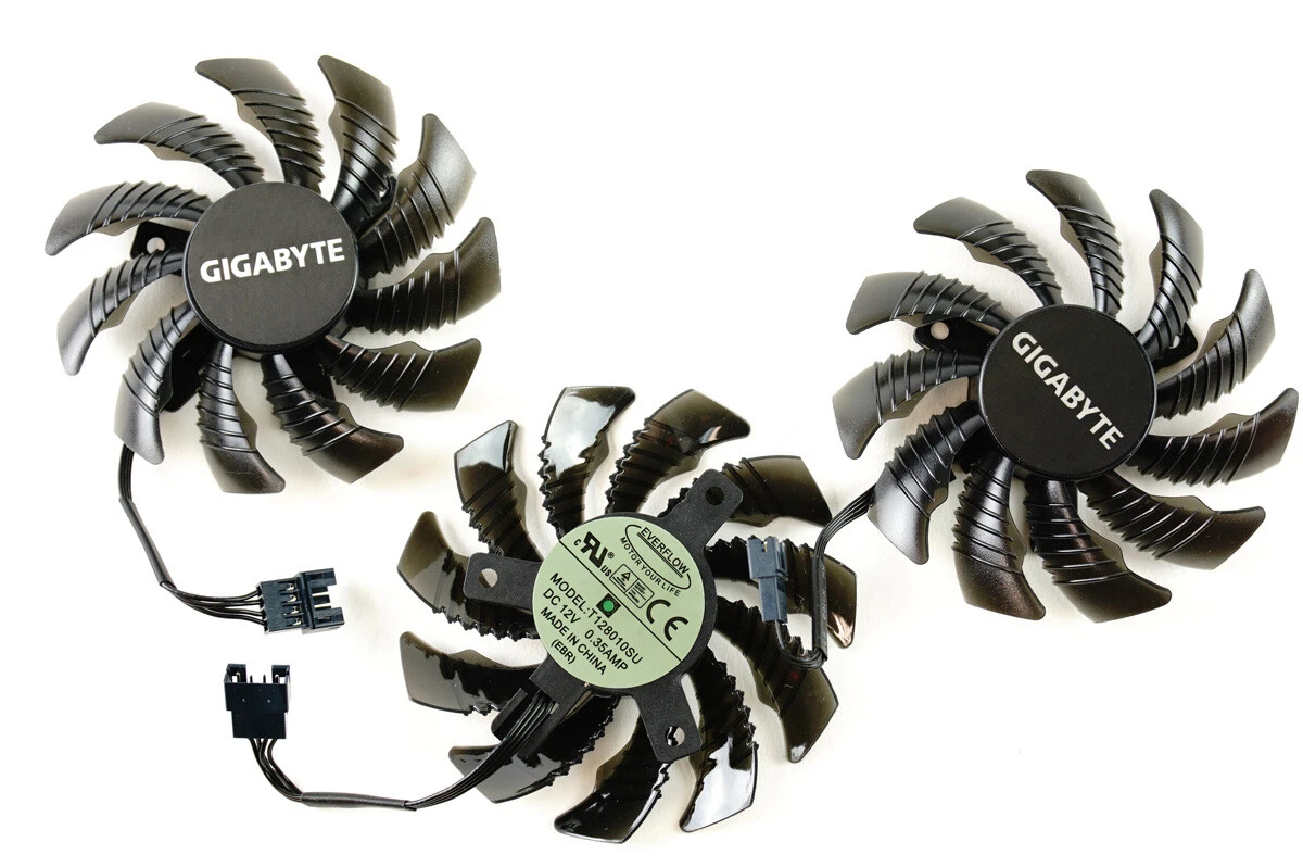 Full Set GPU Fan 75mm Gigabyte 1660 Super Ti Gaming Aorus