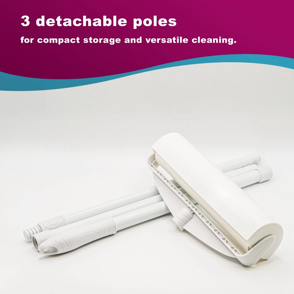 Sticky Lint Roller + 300 Sheets/ 600 Sheets  for Pet Hair Removal Floor Roller - Image 4 of 4