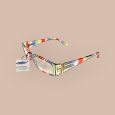 Unisex Bright Multicolor Fushida Reading Glasses Spring Hinge 2.25 Strength