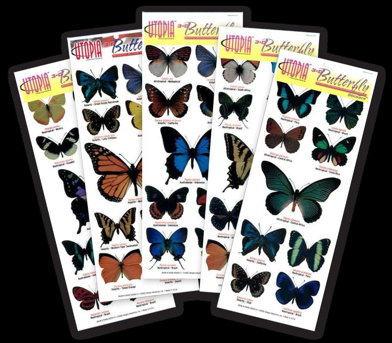 3D Butterfly Stickers Crafts Decorations Wedding Party Stationary