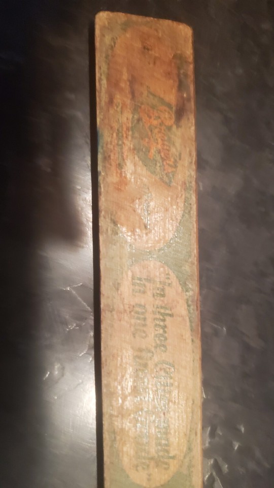 Vintage Breyers Ice Cream Advertising 12-inch Wood Ruler - Philly NY ...