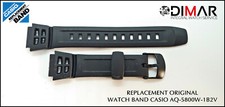 Replacement Original Watch Band CASIO AQ-5800W-1B2V.