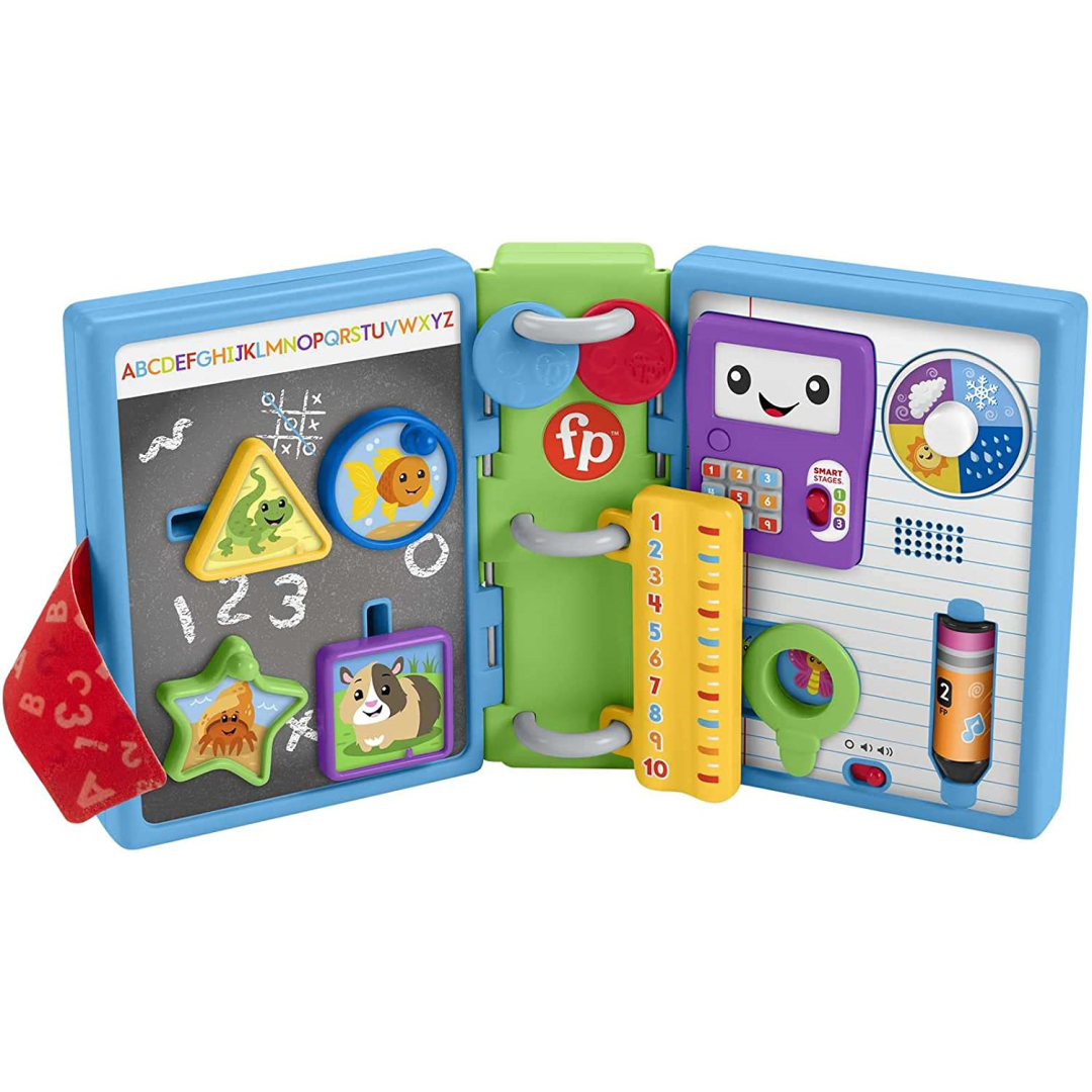 Fisher-Price Laugh & Learn 123 Schoolbook Electronic Activity Toy Lights & Music