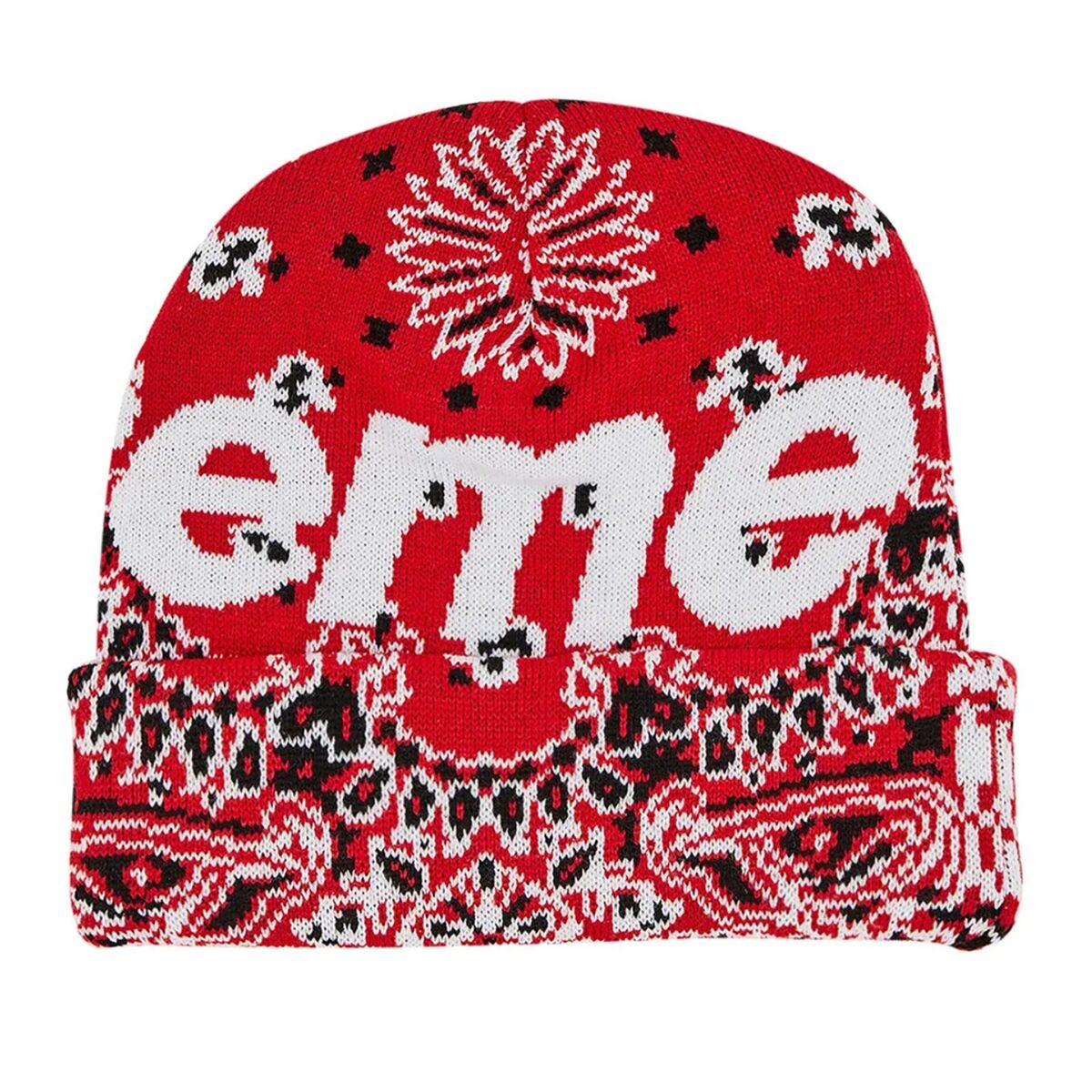 Supreme FW24 Bandana Big Logo Beanie Red | eBay Supreme FW24 Bandana Big Logo Beanie Red | eBay