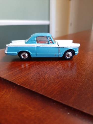 Vintage Corgi Toys Triumph Herald Coupe Die-cast Car England #231 with Box - Picture 8 of 12