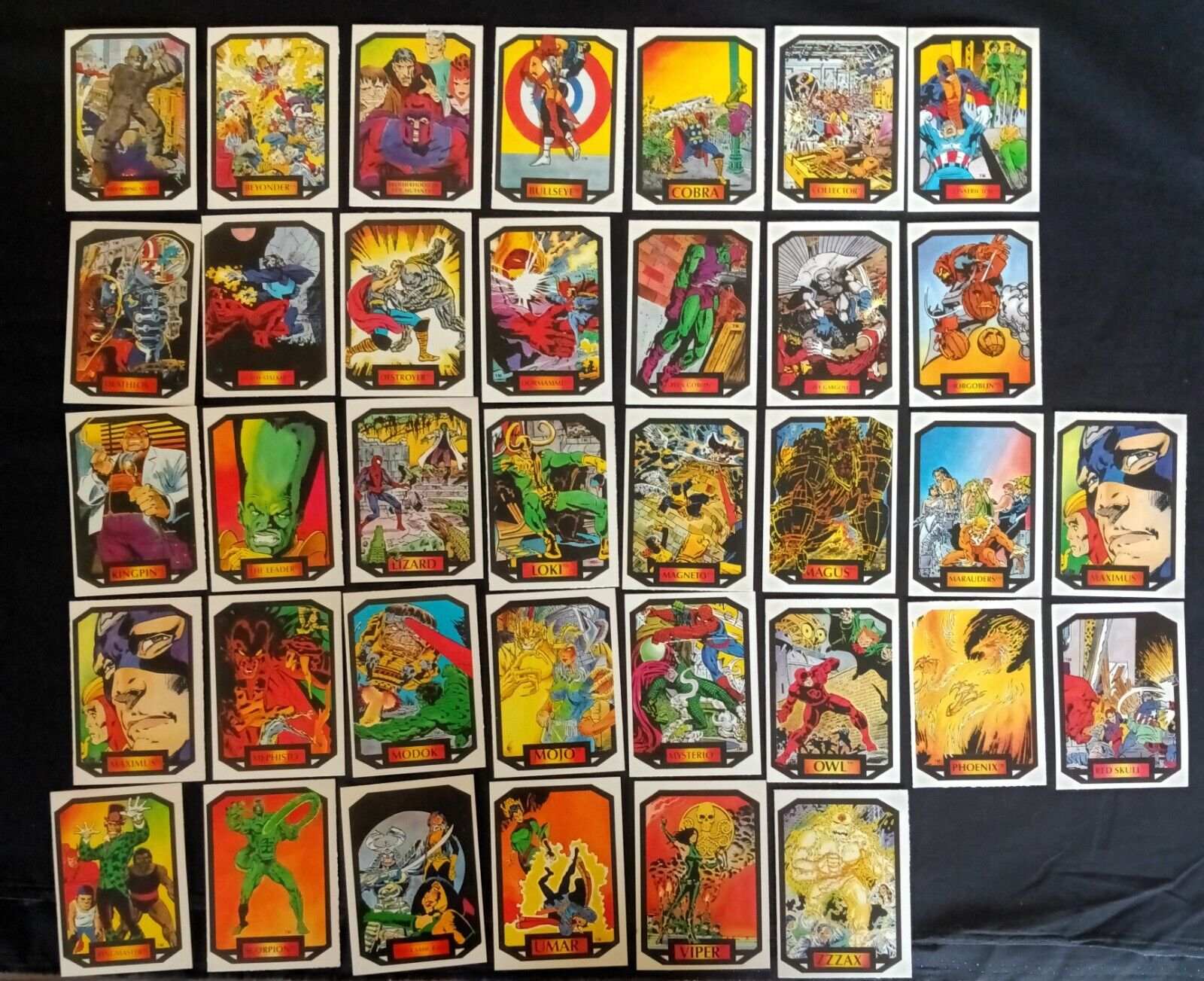 1987 Marvel Comics Colossal Conflicts Comic Images ( Pick Your Card )