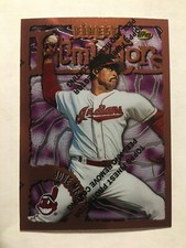 1996 Topps Finest Intimidators Bronze #177 Indians Jose Mesa Baseball Card