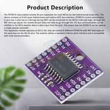 DC2.5-6V MCU-8574 PCF8574T Adapter Board Expansion Board Module I/O I2C IIC Port