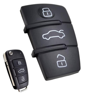 2X Tastenfeld für AUDI KLAPP SCHLÜSSEL A1 8X A3 8P 8V A4 B7 A6 C6 TT 8J Q3 8U Q7
