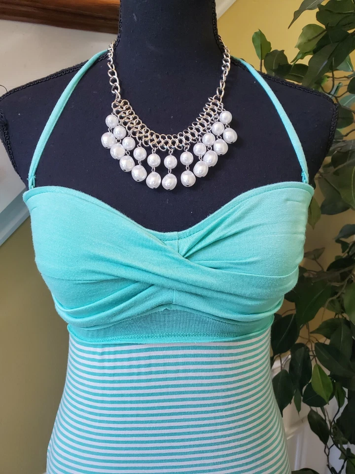 Maxi vestido Body Glove para mujer suave ligeramente transparente pequeño Foto 2 de 4