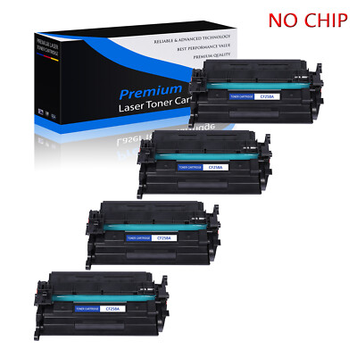 4PK CF258A 58A Toner For HP LaserJet Pro MFP M428 M428dw M428fdn M428fdw NO Chip