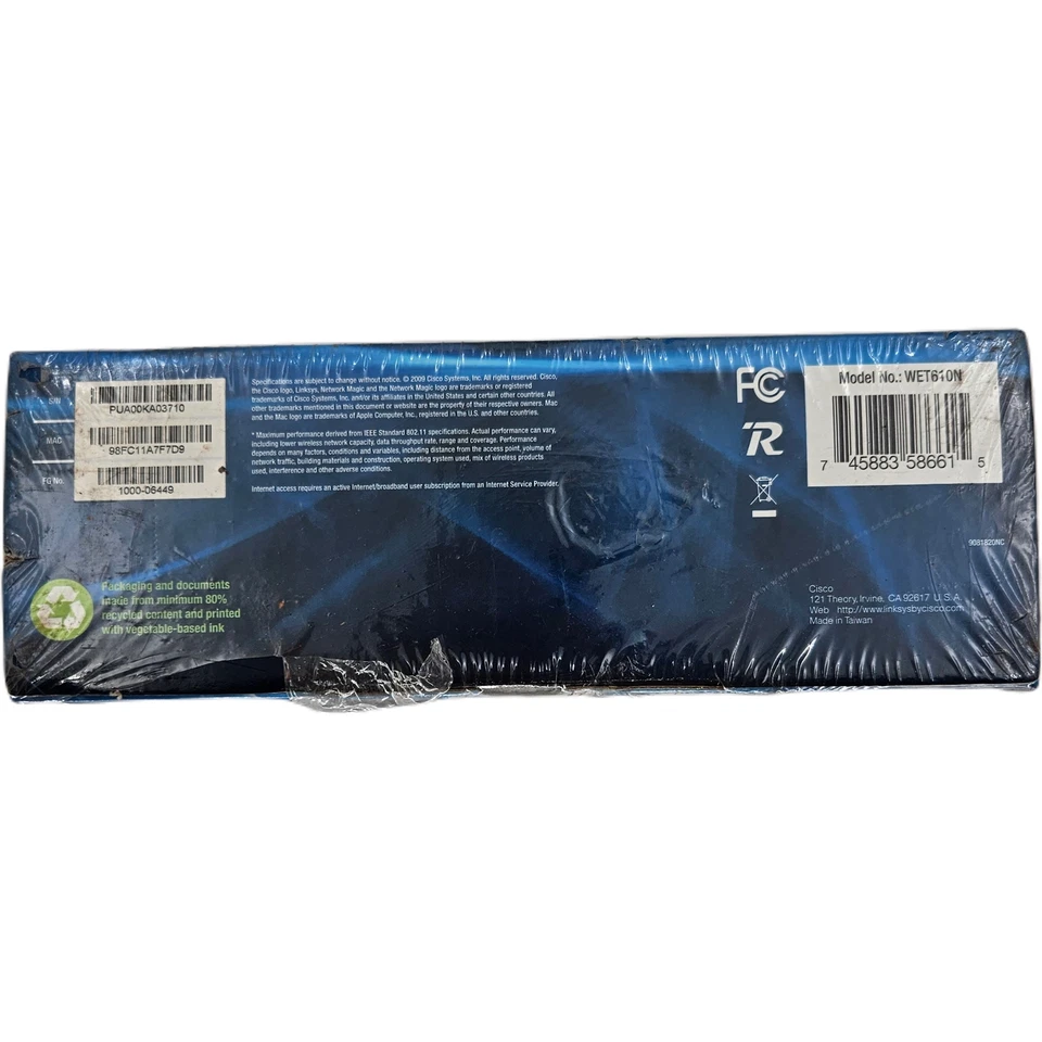 Cisco Wireless-N Gaming and Video Adapter WET610N - Image 2 of 4